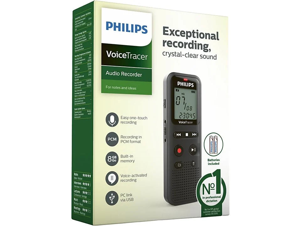 PHILIPS VOICE TRACER DVT1160