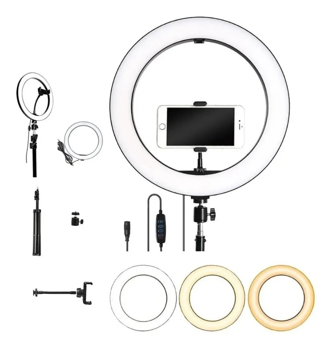 ARO DE LUZ CON TRIPODE OL K30 ENTERAMARKT