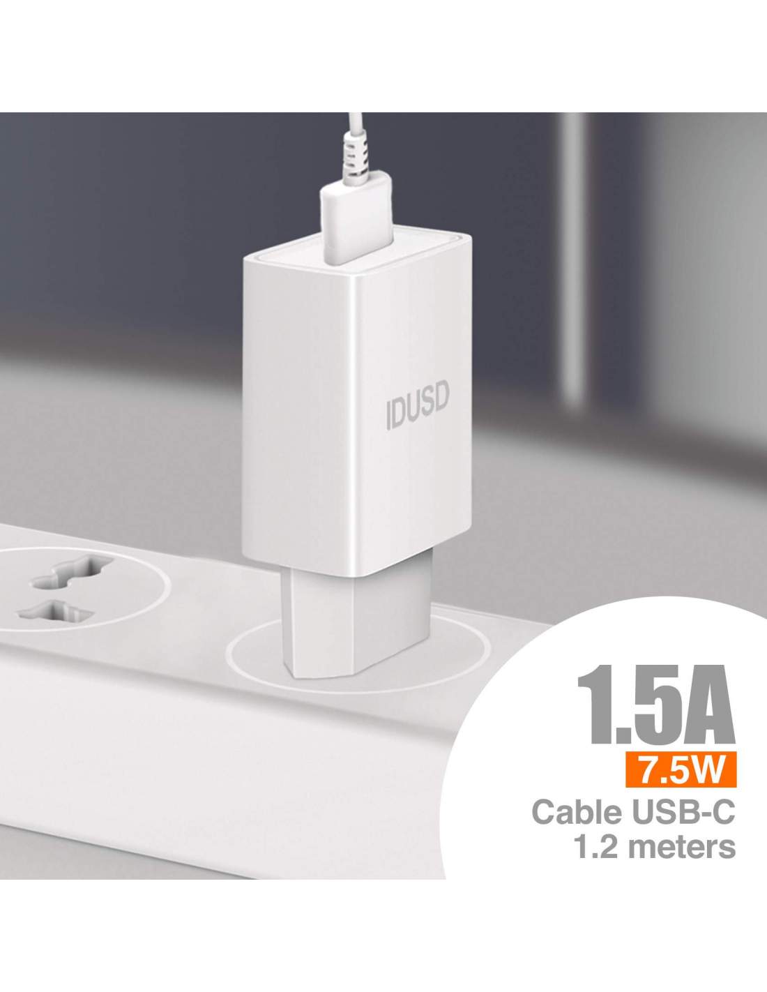 IDUSD CARGADOR 1.5A TIPO C