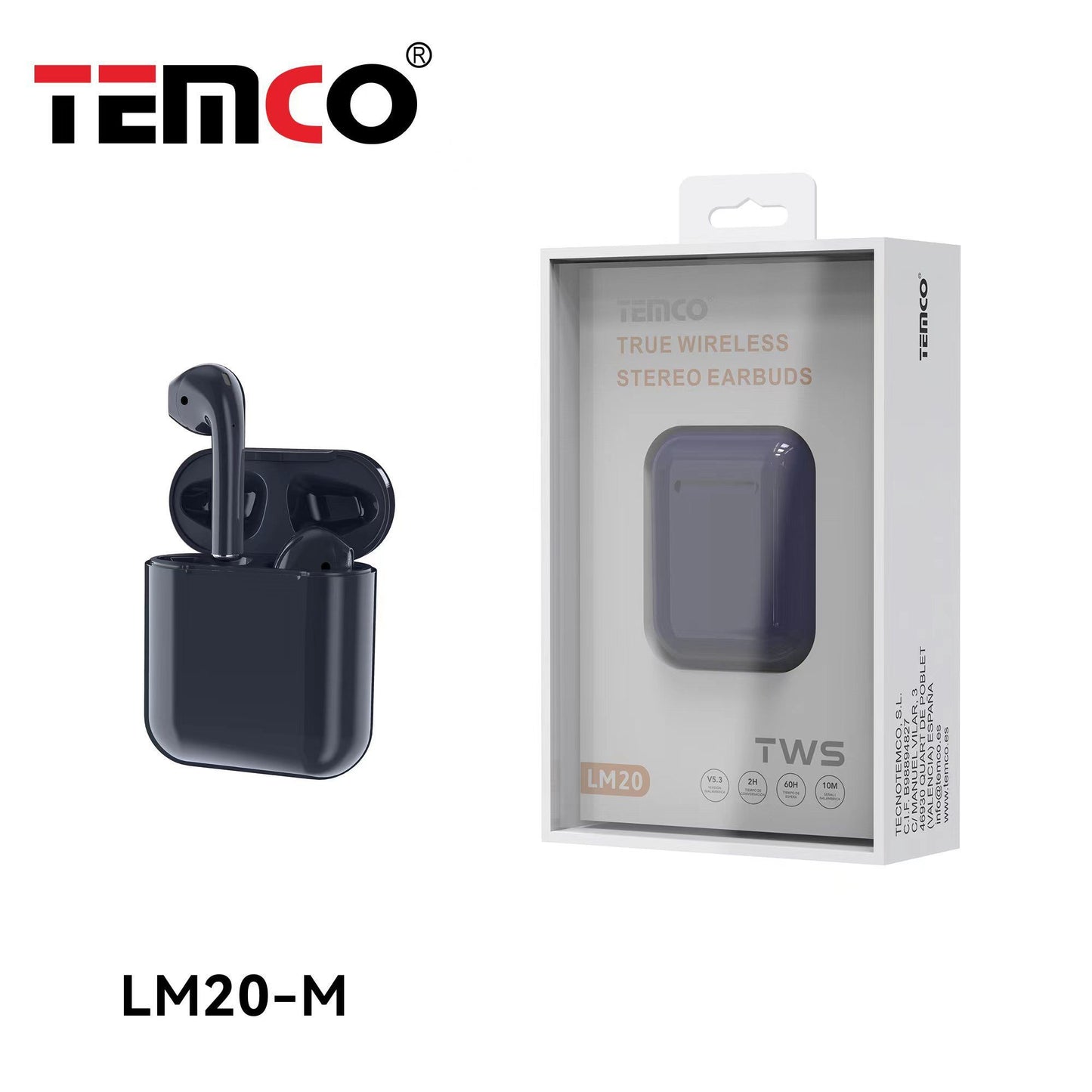 TEMCO AURICULARES BLUETOOTH LM20
