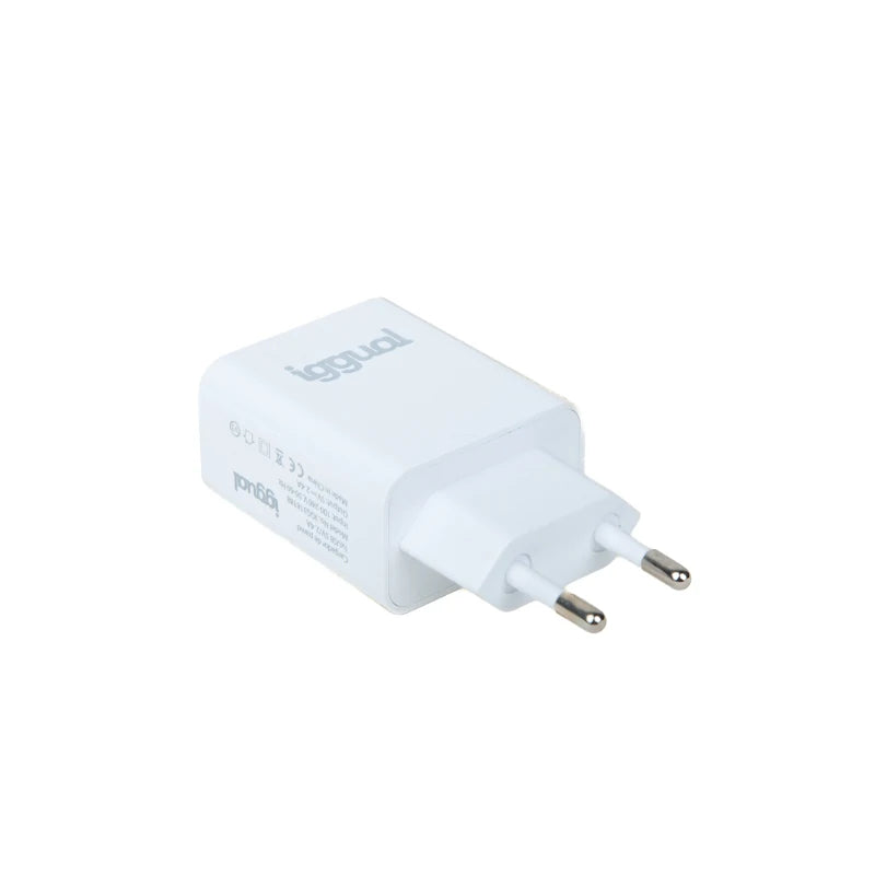 IGGUAL CARGADOR 1xUSB 5V-2.4A (12W)