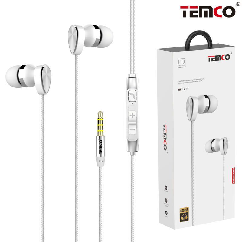 TEMCO ES02 AURICULARES CON MICROFONO