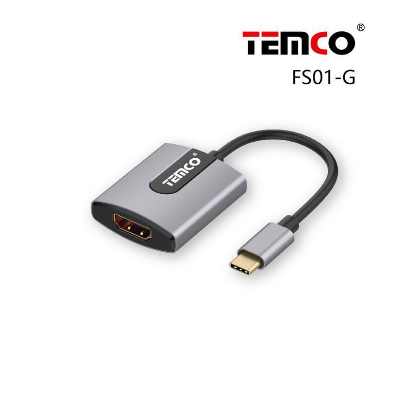 TEMCO ADAPTADOR  USB-C A HDMI 4K (UHD)