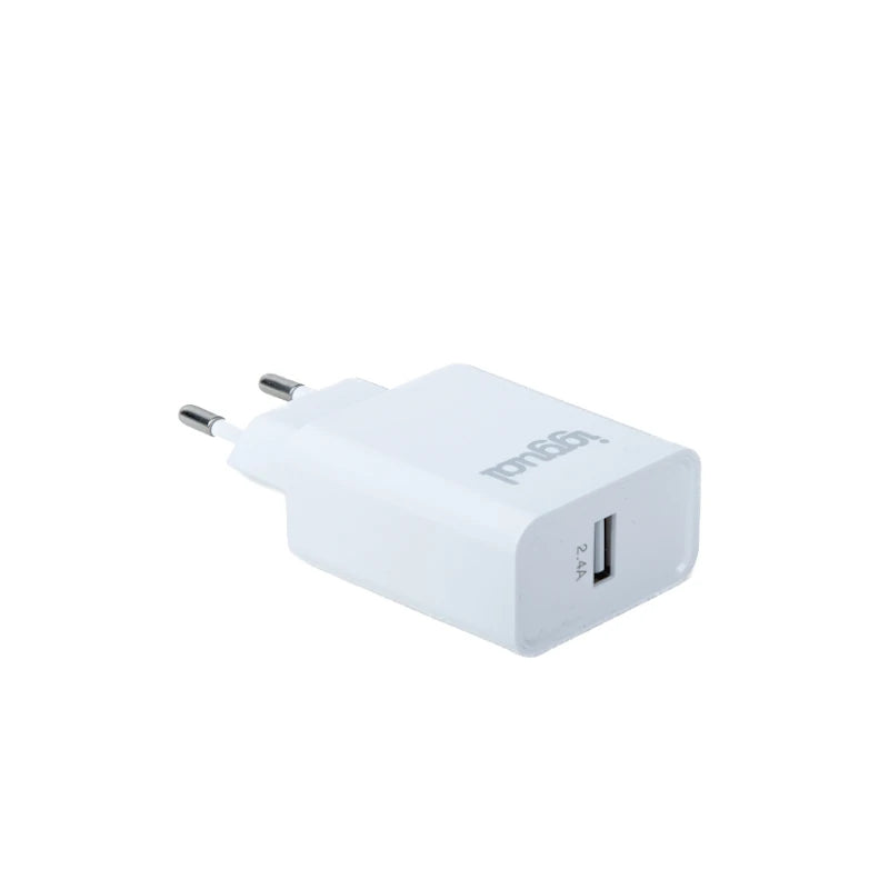 IGGUAL CARGADOR 1xUSB 5V-2.4A (12W)