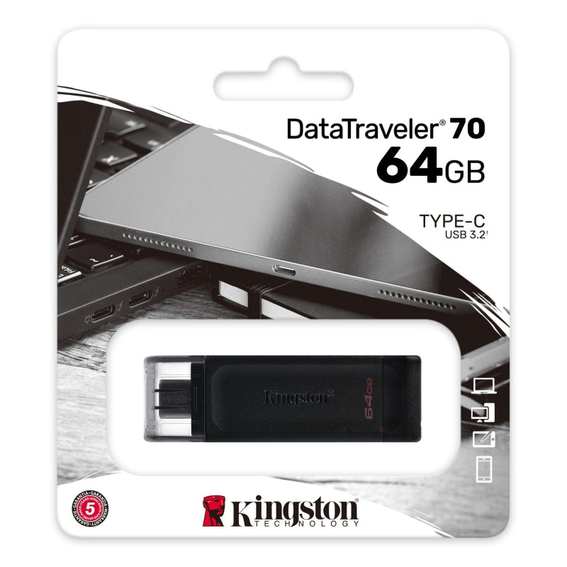 KINGSTON DATATRAVELER  DT70 64GB USB C 3.2