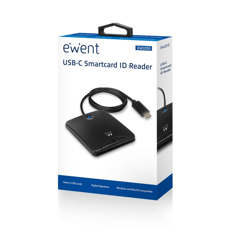 EWENT EW1055 LECTOR DE DNI ELECTRONICO USB-C