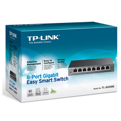 TP-LINK TL-SG108E SWITCH 8xGB