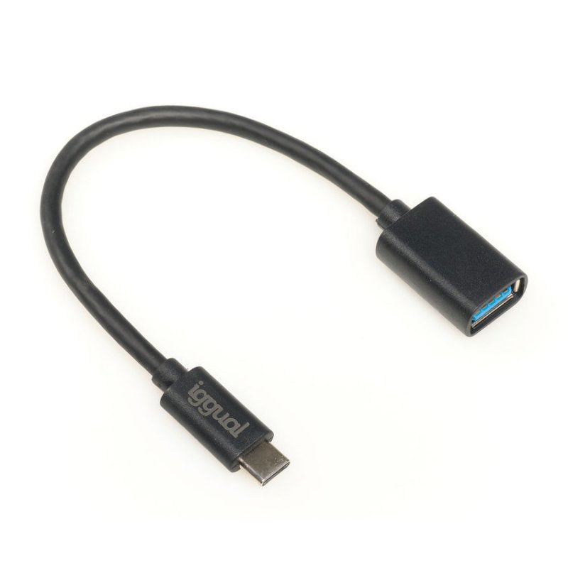 IGGUAL CABLE USB OTG 3.0 USB-A-USB-C 20CM